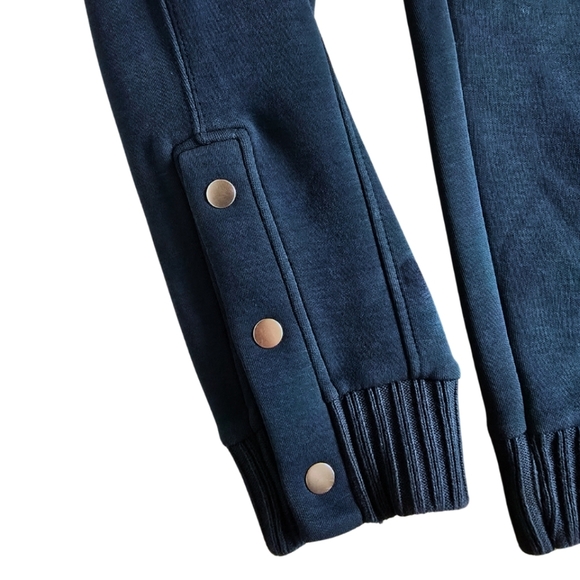 Anthropologie Saturday Sunday Dylan Cropped Terry Joggers Pants Teal XS - Picture 5 of 7